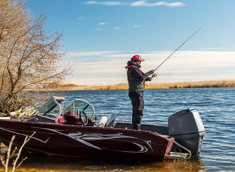 Bild von einem Angler 