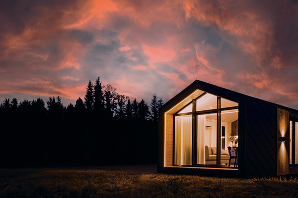 Mikro-Haus in der Natur