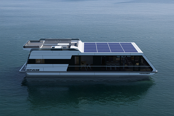 Hausboot auf dem Wasser 