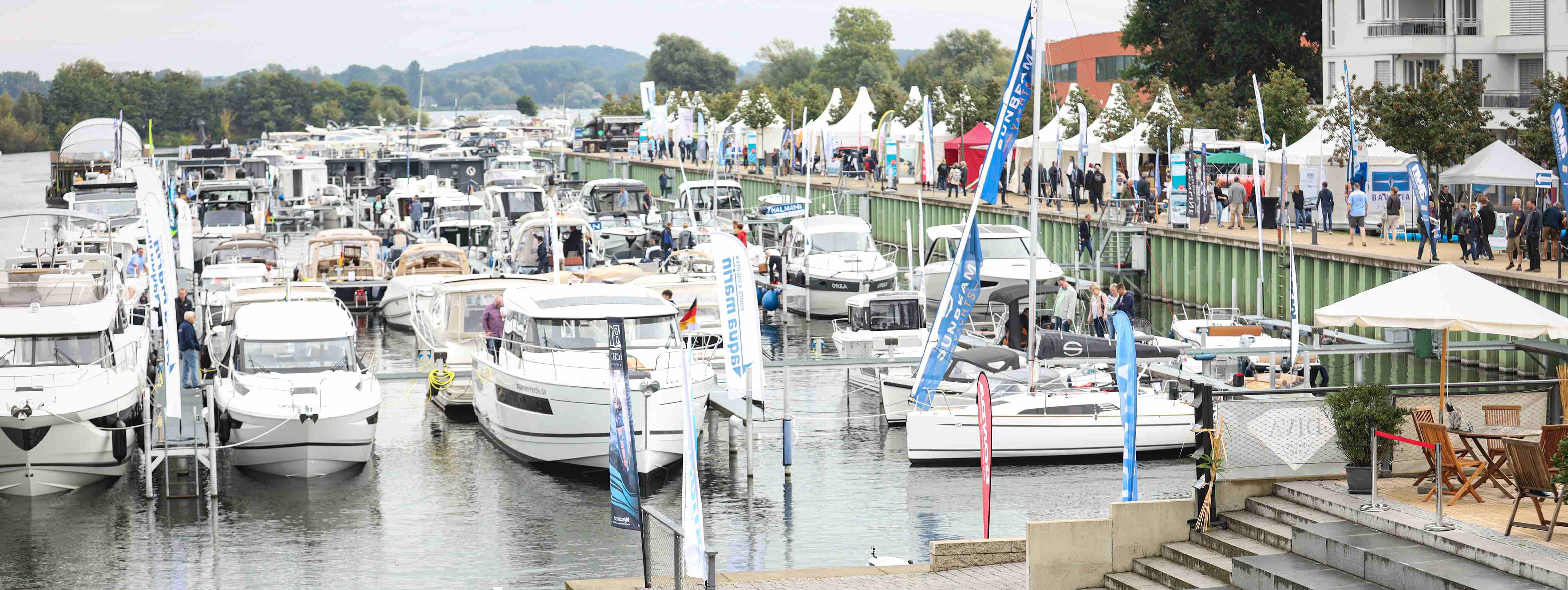  BOOT & FUN INWATER vom 2. bis 4. September 2022 in der Marina in den Havelauen von Werder. 