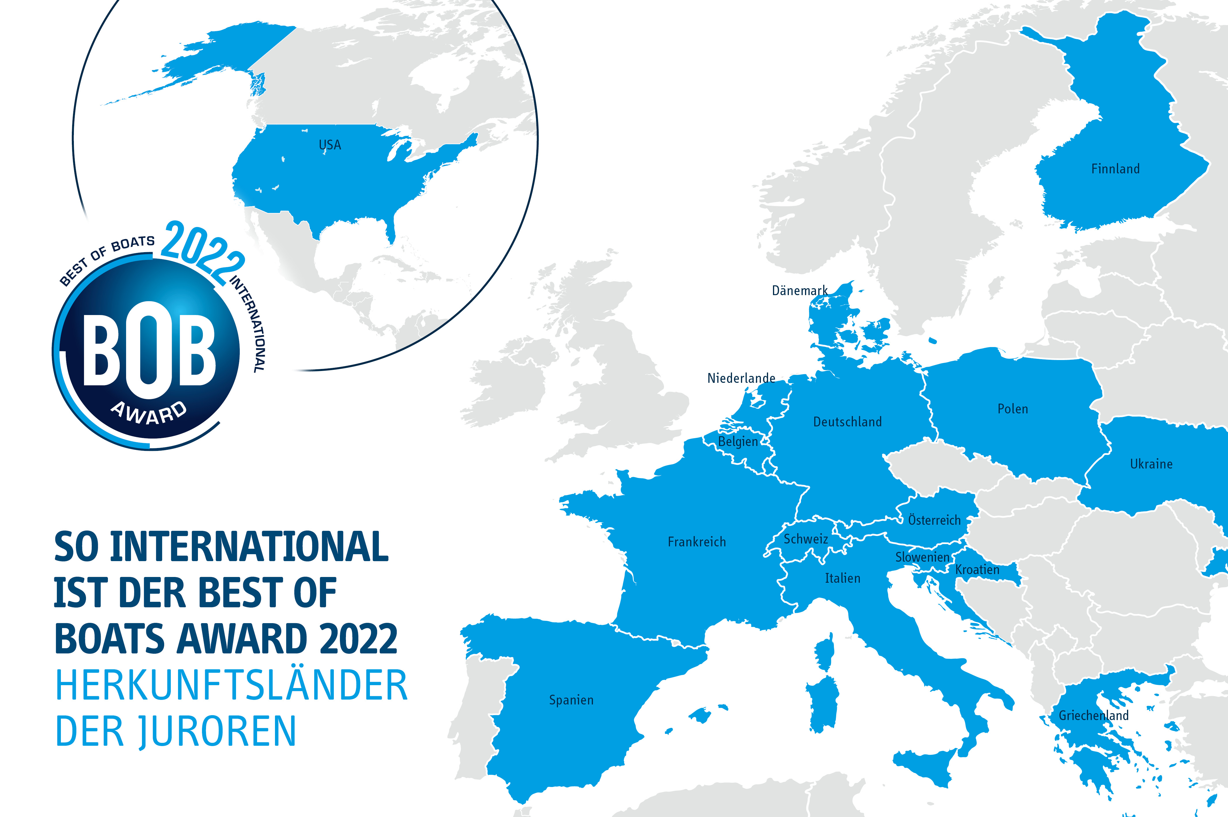 Jury des Best of Boats Awards 2022 repräsentiert 16 Länder. 