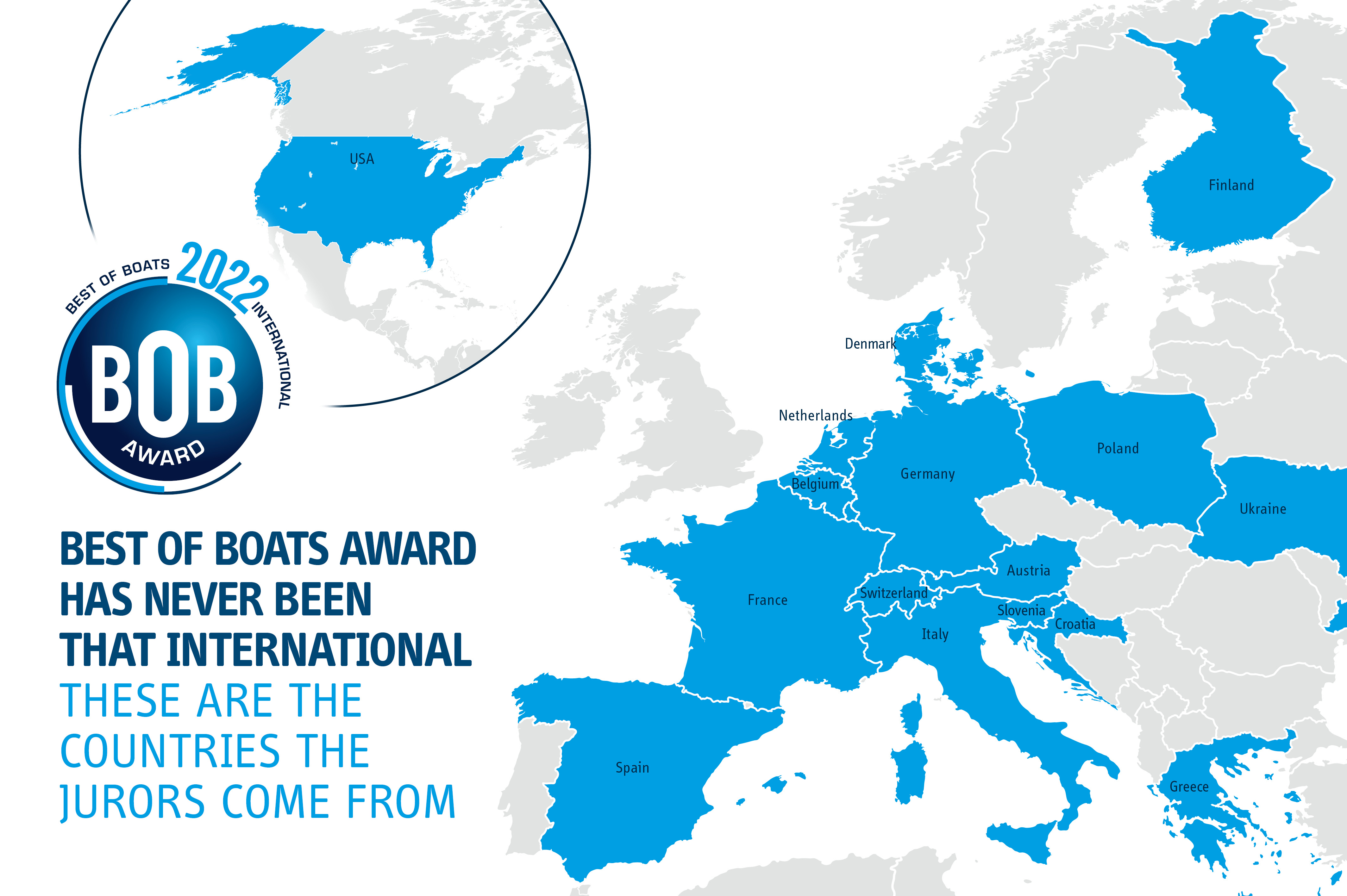 Jury of the Best of Boats Awards 2022 represents 16 countries. 